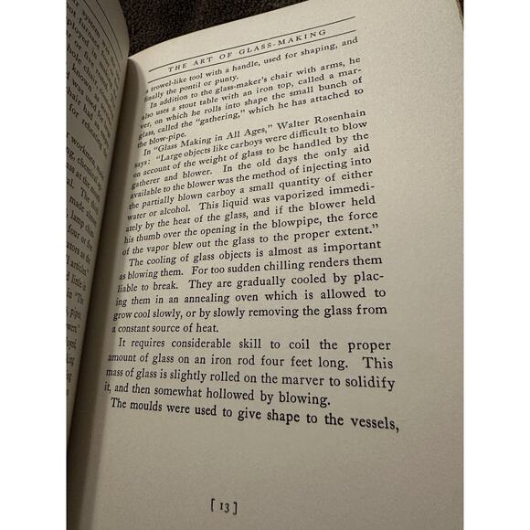 Old Glass European & American By N. Hudson Moore 1935 Rare Vintage Hardcover - Picture 7 of 8